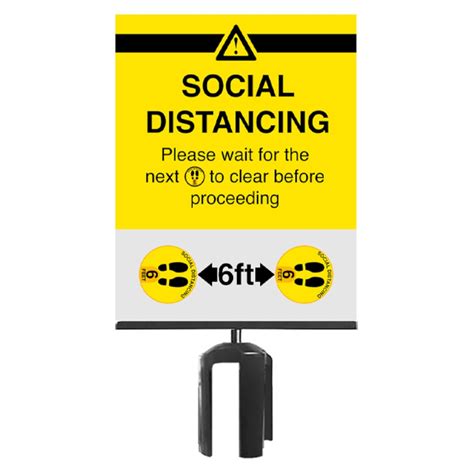 Queue Solutions Social Distancing Stanchions And Signage Carr Mclean