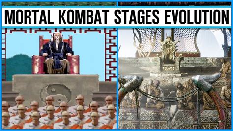 Mortal Kombat Stages Evolution Youtube