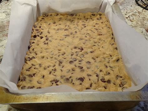 Salted Caramel Chocolate Chip Cookie Bars Beckys Baking Delights