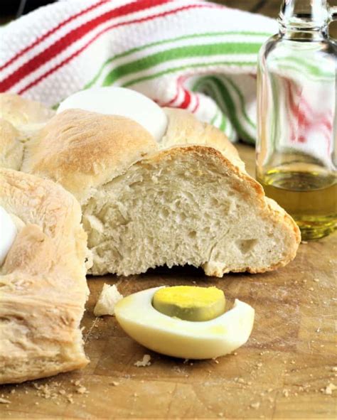 Get to baking with these sweet and savory recipes for easter bread, hot cross buns, biscuits and more. Sicilian Easter Cuddura cu l'Ova - Mangia Bedda
