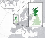 Grande mapa de ubicación de Escocia | Escocia | Reino Unido | Europa ...