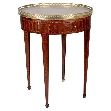 French Louis Xvi Mahogany And Marble Table For Sale At 1stdibs