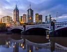 Sunset over Princes Bridge in Melbourne, Australia [OC] [6404 × 4999 ...