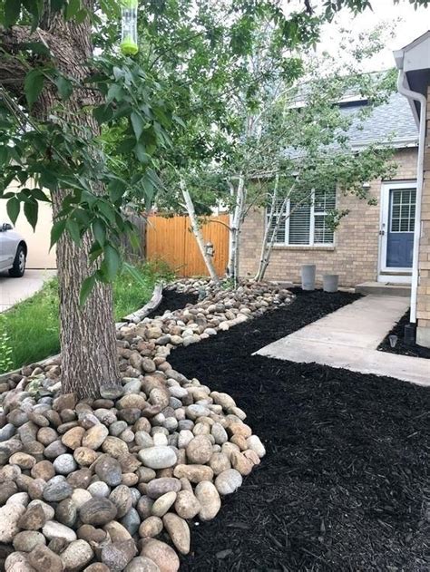 Landscaping With River Rock Best Ideas And Designs Mulch Landscaping Landscaping With