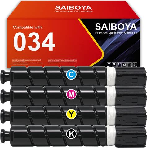 Saiboya Remanufactured Crg034crg 034 Kcmy Toner Cartridge