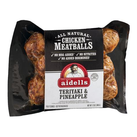 Aidells sausage,aidell,aidells,chicken sausage,poultry sausage,apple sausage,gourmet sausage,recipes with come visit for recipes, new products and more. Aidells Chicken Meatballs Teriyaki & Pineapple Reviews 2019