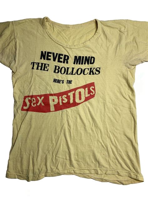 Original 1970s Sex Pistols T Shirt Vintage Punk Rock Gem