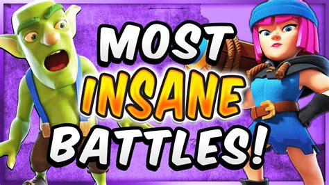 Craziest Battles Ive Ever Had 😱 Clash Royale Funny Moments 1 Youtube