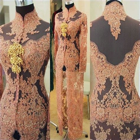 Gambar kerja tampak memang berbeda dengan gambar 3d eksterior. Model Baju Kebaya Borkat Muslim - Danitailor
