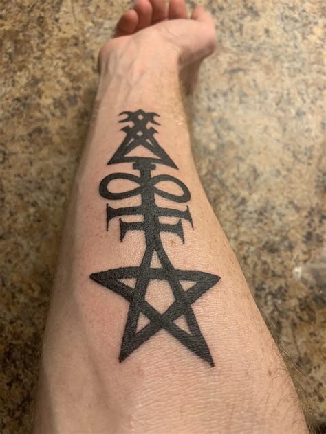 Satan Symbol Tattoos