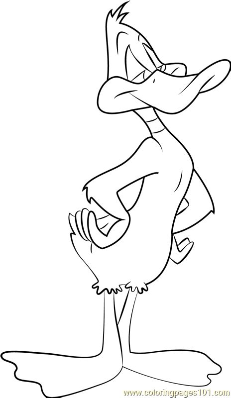 Daffy Duck Coloring Page Free Animaniacs Coloring Pages