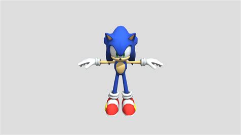 Wii Sonic Unleashed Sonic The Hedgehog Download Free 3d Model By