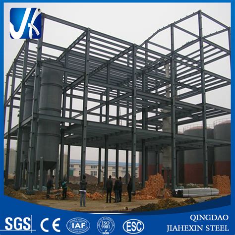 China Light Steel Structures Buildings Painted H Beam C Channel
