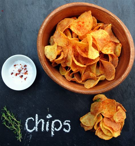 Increase the oil to a temperature of 370*f. chips;kartoffelchips;potato chips; glutenfrei; gluten free ...