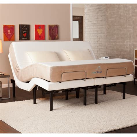 Shop Mycloud Adjustable Bed King Size With 10 Inch Gel Infused Memory