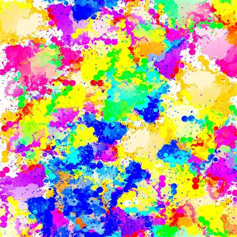 Colorful Paint Splatter Background Abstract Ink Splash 6654954 Stock