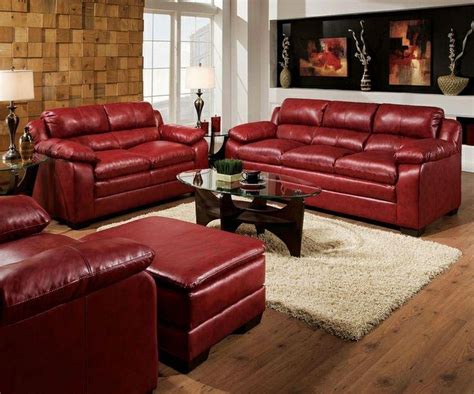 Simple Burgundy Living Room Furniture Cleveland Akron Canton Oh