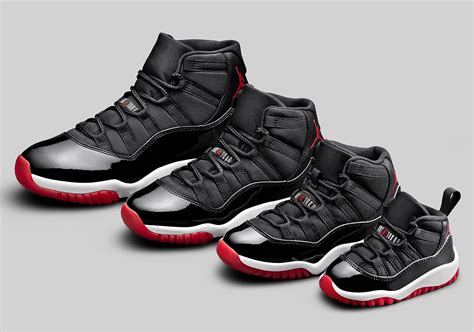 The shoe's upper is built with a mix of mesh and patent leather, all finished in black, save for the varsity red jumpman and white '23.' underfoot, a contrasting white midsole houses air and a midfoot. Top Selling Nike Sneaker In History Jordan 11 Bred ...