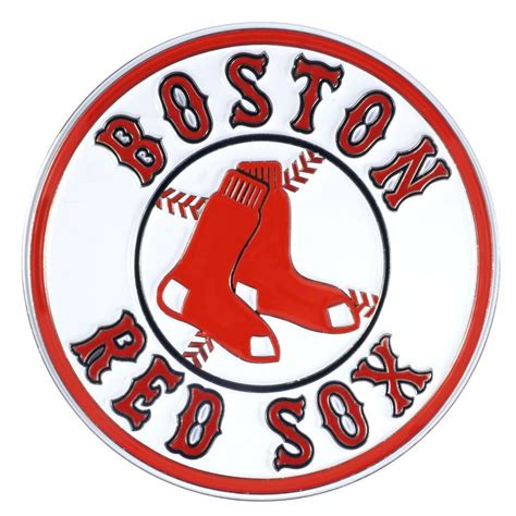 The Boston Red Sox Logo Is Shown On A White Background