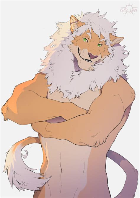 Someone Help This Lion Find His Shirt Garoline R Furry