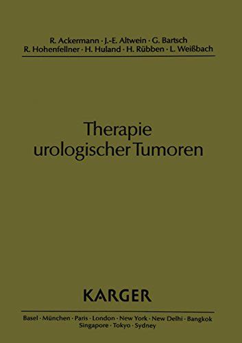 Therapie Urologischer Tumoren German Edition By Rolf Ackermann
