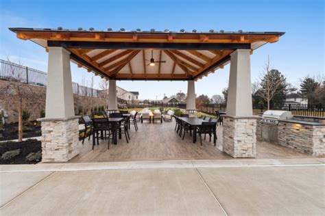 Outdoor Patio At Clubhouse 55 Housing Options