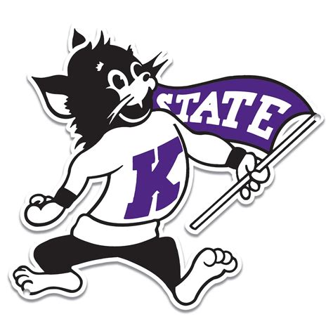 Kansas State Wildcats 12 Spirit Size Laser Cut Steel Mascot Logo Wall Art