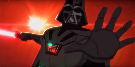 Erlebe Darth Vaders Big Rogue One Szene In Star Wars Animated Short