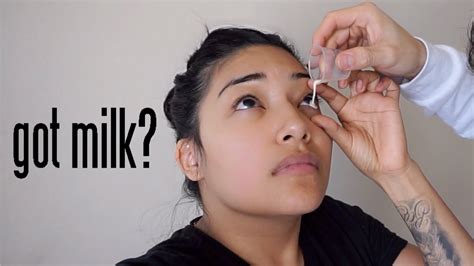Putting Milk In My Eye 166 Alexisjayda Youtube
