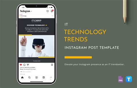 It Technology Trends Instagram Post Template Download In Png