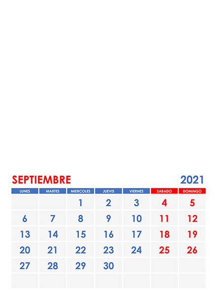 Calendario Septiembre 2021 Calendariossu