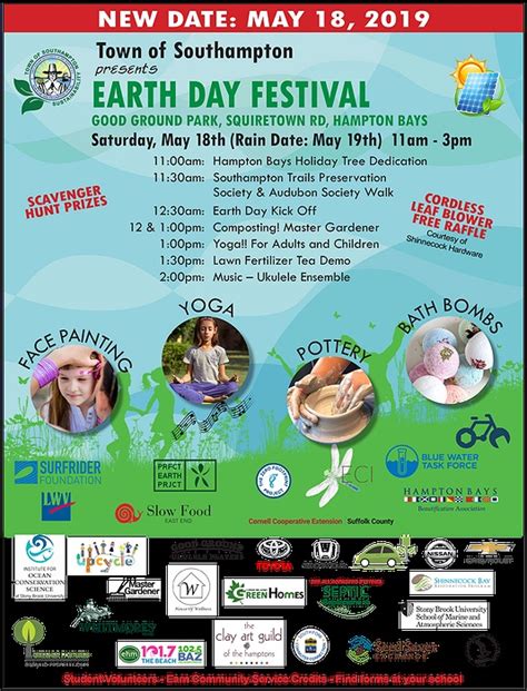 Earth Day Festival Good Ground Park Hampton Bays