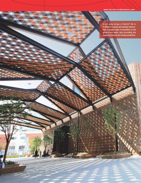 Textile Canopy Canopy Design Shade Structure Roof Architecture