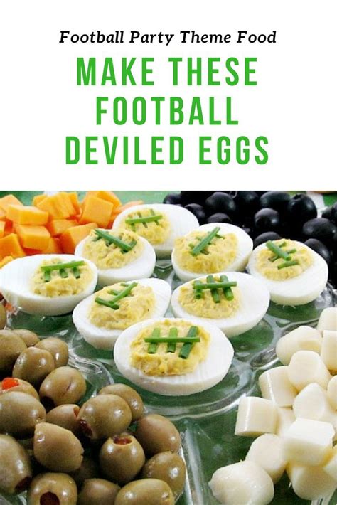 How To Make Football Shaped Deviled Eggs For A Football Themed Party