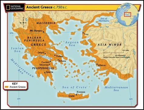 Mapa De La Antigua Grecia Antigua Mapa De Grecia Sur De Europa Europa