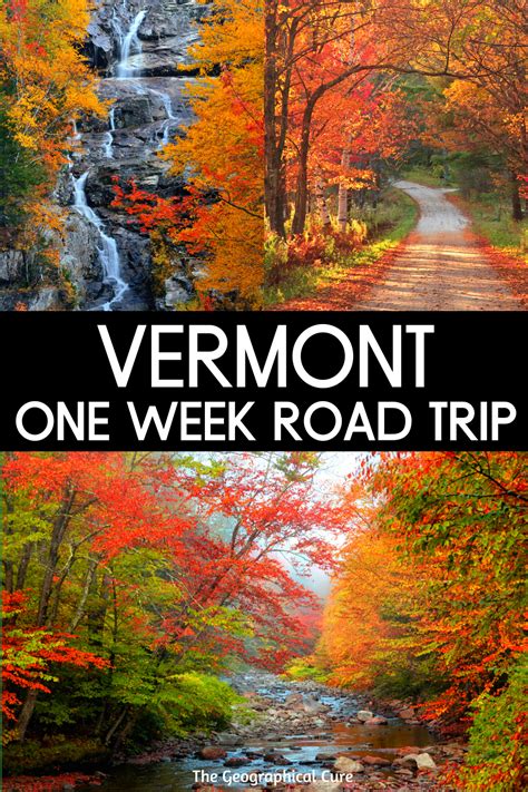 Perfect 1 Week Itinerary For A Vermont Road Trip In 2020 Trip Road