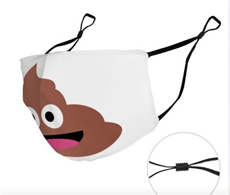 Emoji Poop Fun Face Mask Dust Masks Washable Ordinary Masks Etsy