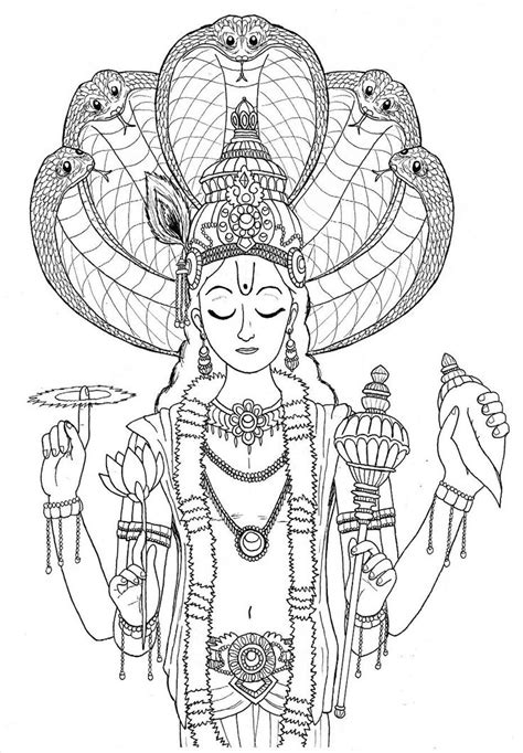 Download Vishnu Coloring For Free Designlooter 2020 👨‍🎨