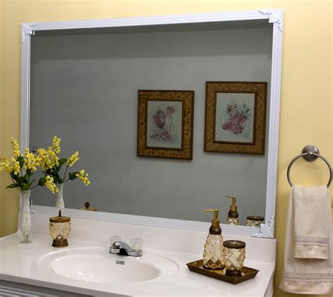 Framing A Bathroom Mirror With Moulding Photos