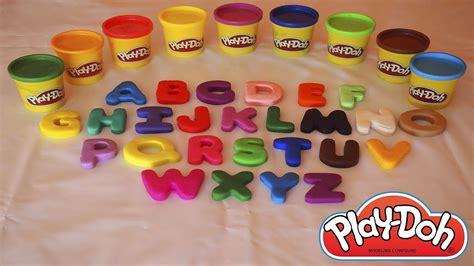 Play Doh Case Of Colours Abc Learning The Alphabet With Play Doh 77