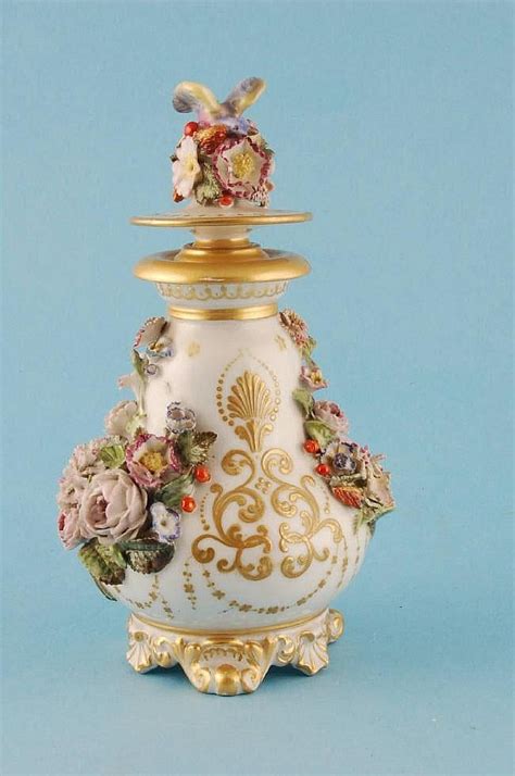 French Porcelain Perfume Bottle By Jacob Petit Perfume Bottle Art
