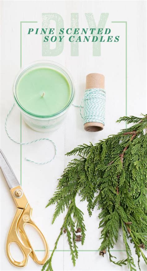 How To Make Diy Pine Scented Soy Candle Sugar And Charm Bougie Cire