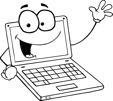 Computer Coloring Pages For Kids Coloring Home