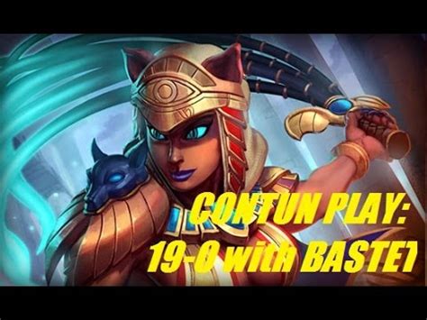SMITE Arena PS Perfect Win With BASTET YouTube