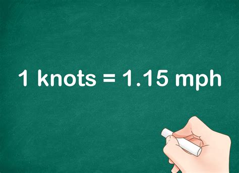 How To Convert Knots To Miles Per Hour 5 Steps