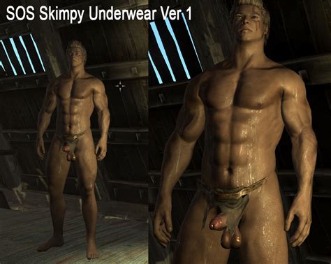Sos Male Skimpy Crouch Underwear For Sos Armor