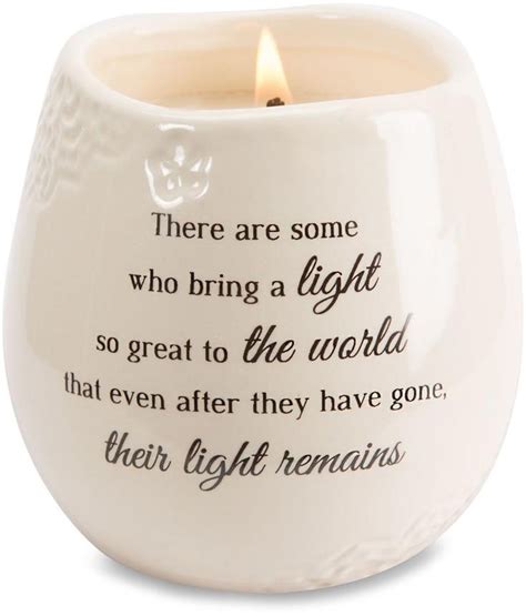 Memorial Candle Their Light Remains Candle Quotes Memorial Candle