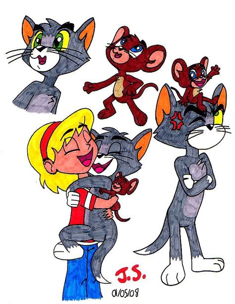 Tom Jerry And Robyn By Jscartoonfan On Deviantart Tom And Jerry