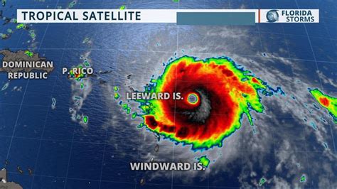 Category 5 Hurricane Irma Approaching Leeward Islands Wgcu News
