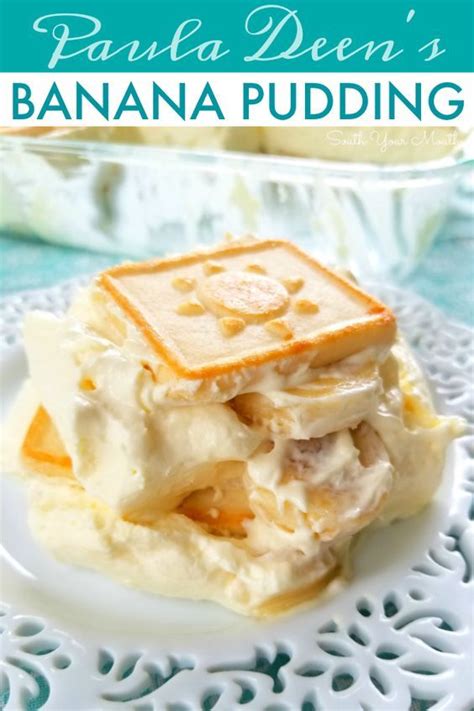 Paula deen's banana pudding a friend at work had told me about a banana pudding she had made with chessman cookies instead of vanilla wafers. Paula Deen's Banana Pudding | Recipes using cream cheese ...